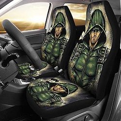 Art Green Arrow Car Seat Covers Amazing Gift Ideas Universal Fit 173905 SC2712