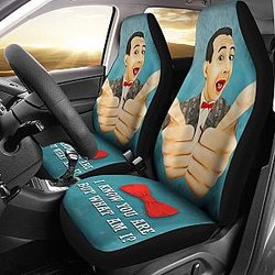 Wee Pee Herman Funny Car Seat Covers Amazing Gift Ideas Universal Fit 173905 SC2712