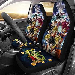 Songoku Dragon Ball Car Seat Covers Manga Fan Gift Universal Fit 103530 SC2712