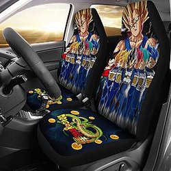 Vegeta Art Dragon Ball Car Seat Covers Manga Fan Gift Universal Fit 103530 SC2712