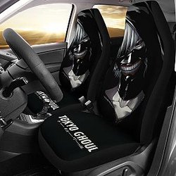 Ken Kaneki Tokyo Ghoul Car Seat Covers Anime Fan Gift H051820 Universal Fit 072323 SC2712