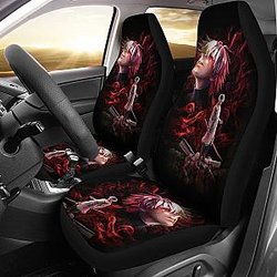 Ken Kaneki Fantasy Tokyo Ghoul Car Seat Covers Anime H051820 Universal Fit 072323 SC2712