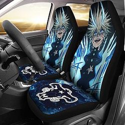 Black Clover Car Seat Covers Luck Voltia Black Clover Car Accessories Fan Gift Ci122001 SC2712