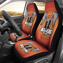 Bugs Bunny Looney Tunes Cartoon Car Seat Covers H200215 Universal Fit 225311 SC2712