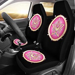 Sailor Moon Symbol Art Car Seat Covers Manga Fan Gift H031520 Universal Fit 225311 SC2712