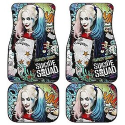 Harley Quinn Car Seat Covers Suicide Squad Movie Fan Gift H031020 Universal Fit 225311 SC2712