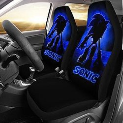 Sonic Car Seat Covers Sonic The Hedgehog Movie H040120 Universal Fit 225311 SC2712