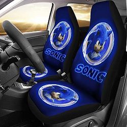 Sonic Car Seat Covers Sonic The Hedgehog Movie H040120 Universal Fit 225311 SC2712