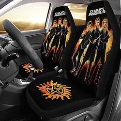 Movie Supernatural Car Seat Covers Chuck'S Angels H040320 Universal Fit 225311 SC2712