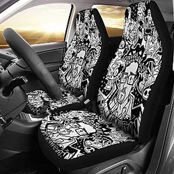 Tim Burton Cartoon Car Seat Covers Amazing Gift Ideas H040520 Universal Fit 225311 SC2712