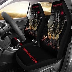 Art Terminator Dark Fate Car Seat Covers Movie Fan Gift H040620 Universal Fit 225311 SC2712