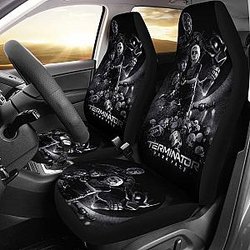 Terminator Dark Fate Art Car Seat Covers Movie Fan Gift H040620 Universal Fit 225311 SC2712