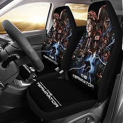 Terminator 1984 Art Car Seat Covers The Terminator Movie H040620 Universal Fit 225311 SC2712