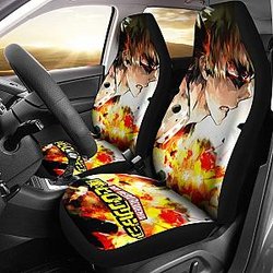 Anger Katsuki Bakugo With Red Eyes Fire My Hero Academia Car Seat Covers Mn04 Universal Fit 225721 SC2712