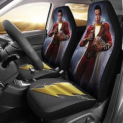 Funny Captain Shazam Dc Comics Gift Car Seat Covers Lt03 Universal Fit 225721 SC2712