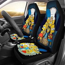 Funny The Simpson Family Car Seat Covers Nh06 Universal Fit 225721 SC2712