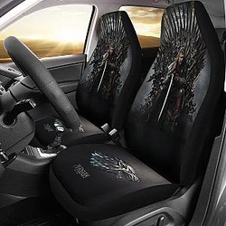 Game Of Thrones Stark On Throne Car Seat Covers For Fan Universal Fit 225721 SC2712