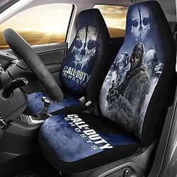 Ghost Call Of Duty Car Seat Covers Lt04 Universal Fit 225721 SC2712