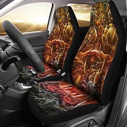 Legend Of Zelda Full Character Orange Design Car Seat Covers Lt02 Universal Fit 225721 SC2712