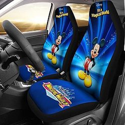 It'S A Magical World Mickey Disney Car Seat Covers Lt02 Universal Fit 225721 SC2712