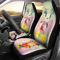 Mickey &amp; Minnie Disney Art Car Seat Covers Lt02 Universal Fit 225721 SC2712