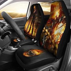 Robbie And His Metallic Chain Ghost Rider Car Seat Covers Lt04 Universal Fit 225721 SC2712