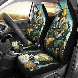 Saitama Vs Genos One Punch Man Car Seat Covers Lt03 Universal Fit 225721 SC2712