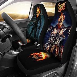 Robbie Reyes Ghost Rider Car Seat Covers Lt04 Universal Fit 225721 SC2712