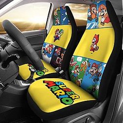 Super Mario Bros Original Ver Car Seat Covers Mn05 Universal Fit 225721 SC2712