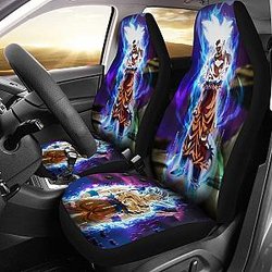 Songoku Super Saiyan Car Seat Covers Lt02 Universal Fit 225721 SC2712