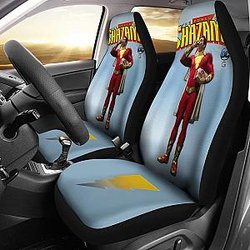 The Power Of Shazam Dc Comics Car Seat Covers Lt03 Universal Fit 225721 SC2712