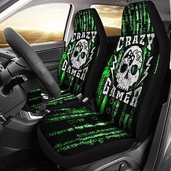 Crazy Gamer Car Seat Covers Universal Fit 225721 SC2712