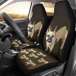 French Bulldog Cartoon Car Seat Cover Universal Fit 052512 SC2712