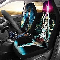 Kirito Asuna Sword Art Online Car Seat Covers 1 Universal Fit SC2712