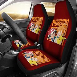 Anime Misty Pikachu Ash Pokemon Car Seat Covers Pokemon Car Accessorries Ci111204 SC2712