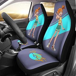 Anime Misty Pikachu Pokemon Car Seat Covers Pokemon Car Accessorries Ci111203 SC2712