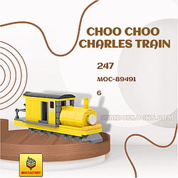 MOC Factory 89491 Creator Expert Choo Choo Charles Train