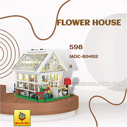 MOC Factory 89492 Creator Expert Flower House