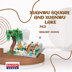 BALODY 21005 Creator Expert Xuanwu Square and Xuanwu Lake