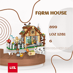 LOZ 1281 Creator Expert Farm House