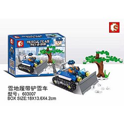 SEMBO 603007 Doomsday Rescue: Snow Crawler Snow Shovel Technic