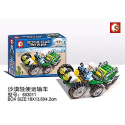 SEMBO 603011 Doomsday Rescue: Desert Light Transporter Technic