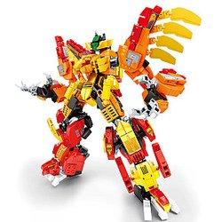 SEMBO 103229-103232 Product Mutant Beast Emperor Steel Mech: 4 Combinations of Lion, Flame Tiger, Mad Bull, Falcon Creator