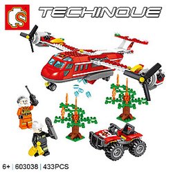 SEMBO 603038 Fire Frontline: Forest Fire Fighting Aircraft Technic