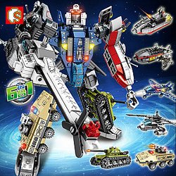 SEMBO 103099-103104 Steel Mech: Defender of Accumulated Change Creator