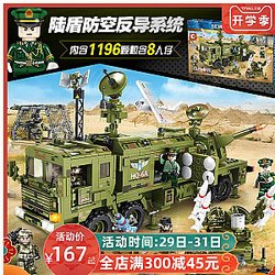 SEMBO 105780 Jagged Heavy Equipment: Lu Shield Air Defense and Missile Defense System Military