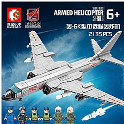 SEMBO 202135 China H-6K Medium And Long Range Bomber Military