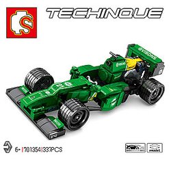 SEMBO 701354 Formula 1 Racing Car: Renault Team Pull Back Car Technic