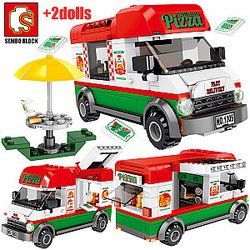 SEMBO 601305 PIZZA MOBILE TRUCK Technic