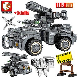 SEMBO 107065 Shanghai Fort: self-propelled artillery Technic